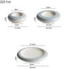 Insulated Plate Restaurant Molecular Cuisine Dim Sum Dessert Plate Home Creative Ceramic Salad Steak Plate Kitchen Tableware