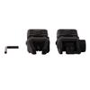 Industries Folding M4 Front Rear Battle Sights Nylon MGPCQB Front Rear Sights Black