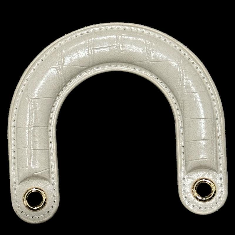 Curved PU Bag Strap Handle - Replaceable Handheld Bag Accessory