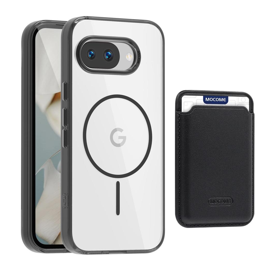 Прозрачный магнитный держатель для карт Star Shield для Google Pixel 10 Pro XL и Pixel 9A - Защита от падений