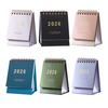 2026 Настольный календарь Минималистичный календарь с 18-месячным планировщиком Металлическая спираль и блок для заметок Английский Ручная работа Настольное украшение для офиса дома школы