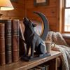 Готические статуэтки Волка и Луны Креативные Декоративные ornaments Волка на Ночную Тему 3D-печатные Настольные Украшения Волка Декор для Спальни