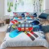Skiing Sports Duvet Cover Queen Size For Kid Teen Winter Sport Ski Theme Comforter Cover Set Microfiber Snow Mountain Landscape