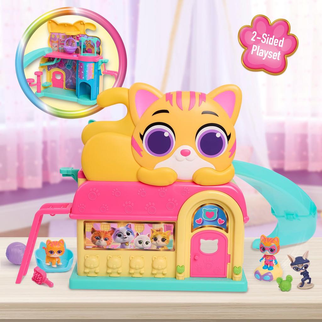 Игровой набор Disney Junior SuperKitties Purr ‘N’ Go со светом и звуком Just Play Игровой набор Disney Junior SuperKitties Purr ‘N’ Play