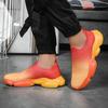 Горячая Распродажа Модные Оранжевые Повседневные Туфли Мужские Дышащие Носки Кроссовки Мужские Комфортные Носки Слипоны Кроссовки Мужские Легкие Лоферы