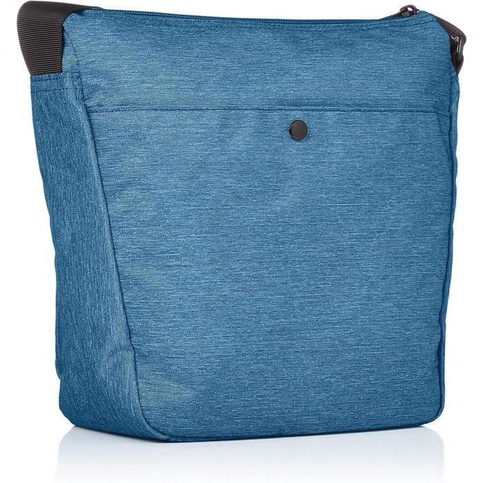 TRACK Shoulder Bag A5 Water-Repellent Multi-Storage Denim Blue Free Size