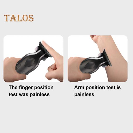 Машинки для стрижки волос для мужчин Бесшумный мотор Электробритва Быстрая зарядка через USB Парикмахерские триммеры Бритвы 3-в-1 Комплект триммера с нулевым лезвием Подарок для мужчины Муж