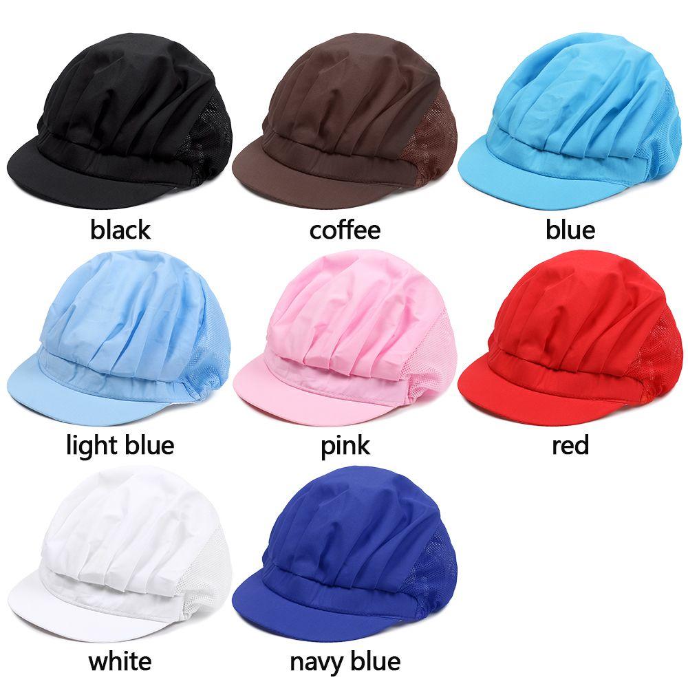 High Quality Work Wear Catering Canteen Restaurant Food Service Multifunction Useful Cook Hat Hair Nets Chef Cap