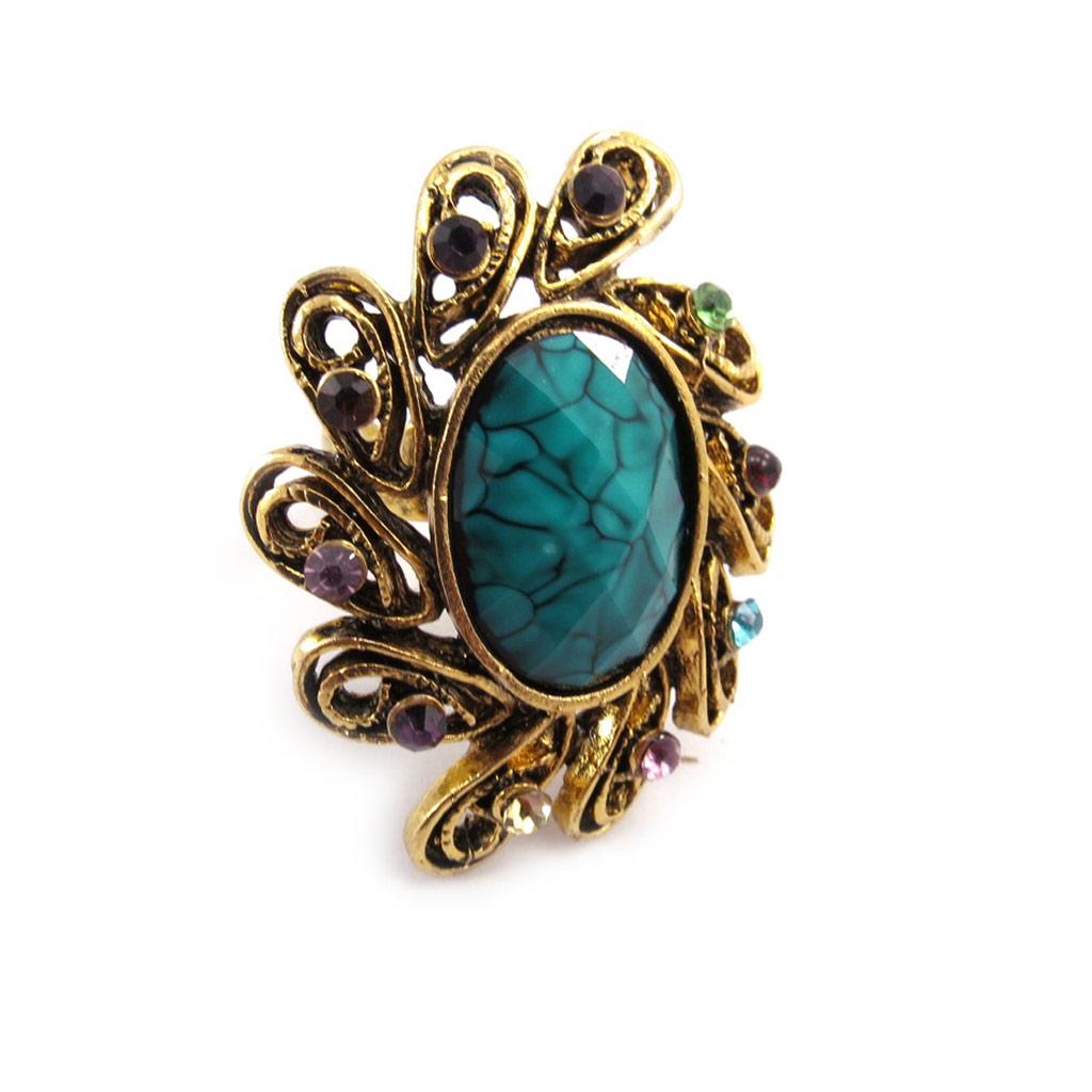 Les Trésors De Lily [J9006] - Дизайнерское кольцо «Богемская рапсодия», разноцветное золото