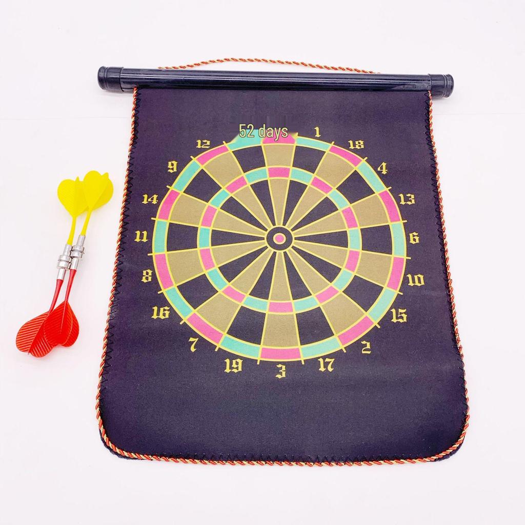 Double-Sided Magnetic Dartboard - 12", 15", 17" Portable Target for Adults & Students