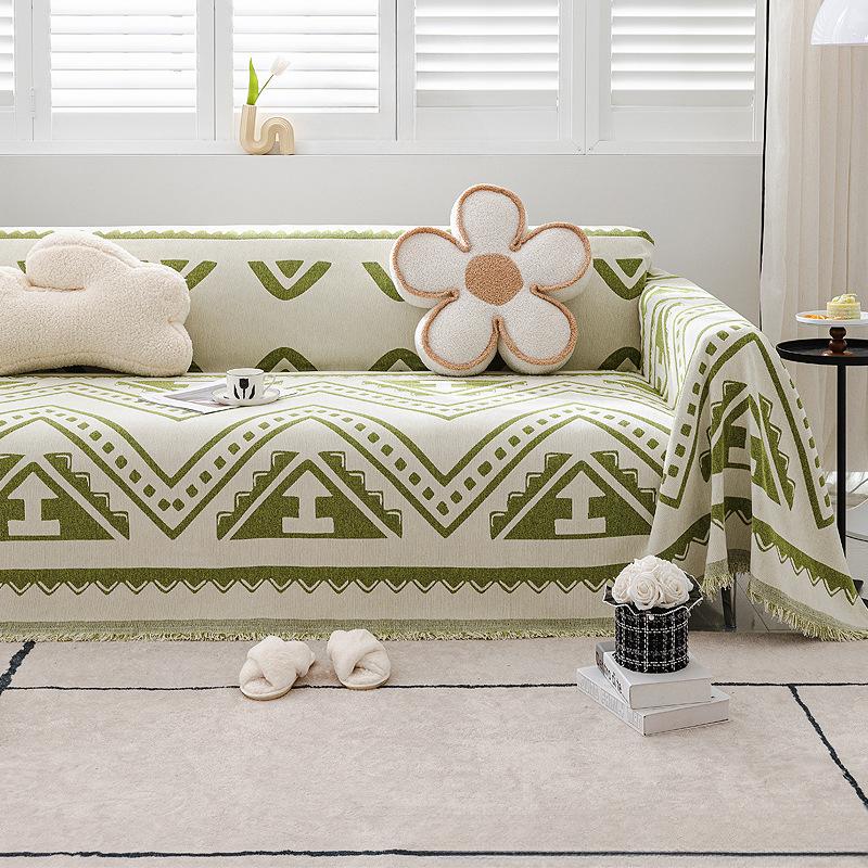 Новый диванный полотенце-чехол на все времена года, простой современный нескользящий чехол для дивана, тканевый чехол для одеяла с защитой от царапин от кошек