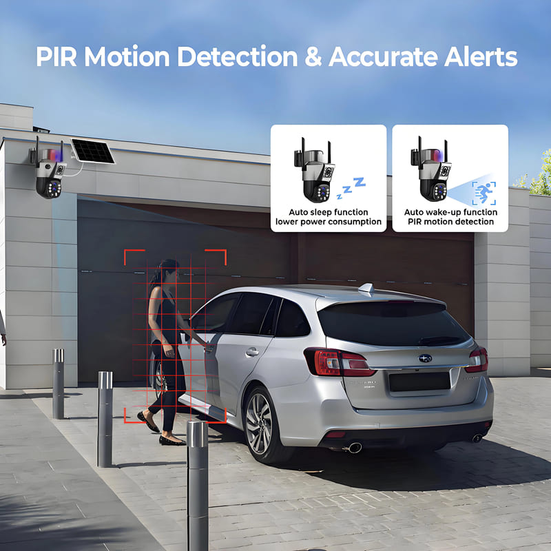 LS VISION 10-кратный зум 4G солнечная камера видеонаблюдения наружная 6K 12MP три объектива 360 PTZ беспроводные камеры безопасности с автоматическим отслеживанием V380 Pro APP