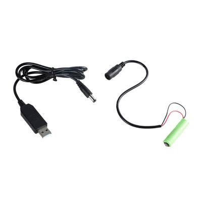Кабель питания от батареи USB 5V2A к 1.5V LR03 Замена 1x1.5V для Электронных Игрушек Пультов Термометров Батарейные Элиминаторы