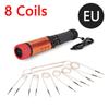 1100W Portable Induction Heater Kit Rotatable 110V/220V Mini Hand-Held Nut Heating Flameless Removal Tool Set With 8 Coils