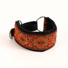 Comfortable Soft Cosy Elegant Whippet Italian Greyhound Martingale Collar Width5.5cm  Gold/silve/red/green