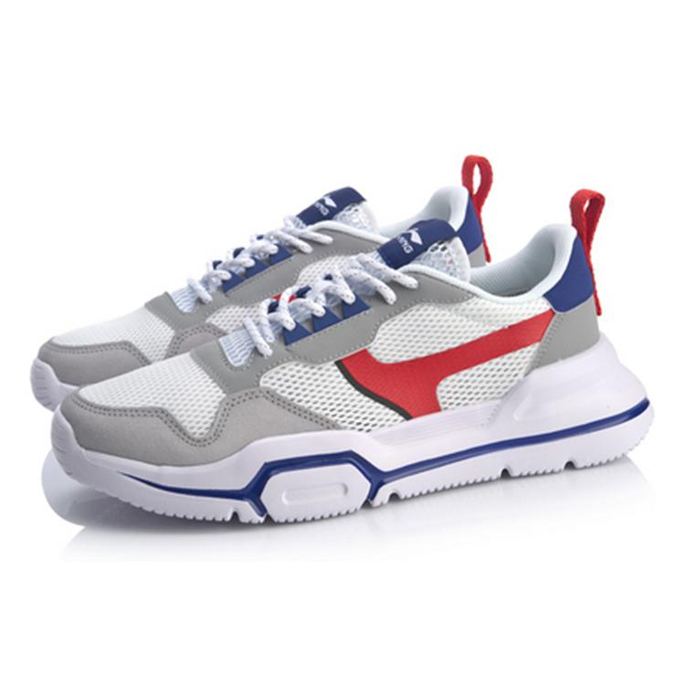 Li Ning Mark Lite Модные Дышащие Баланс Низкие Повседневная Обувь Унисекс Белый AGCQ015-1