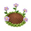 Handmade Crochet Floral Coaster Handmade Crochet Floral Coaster Material Pack