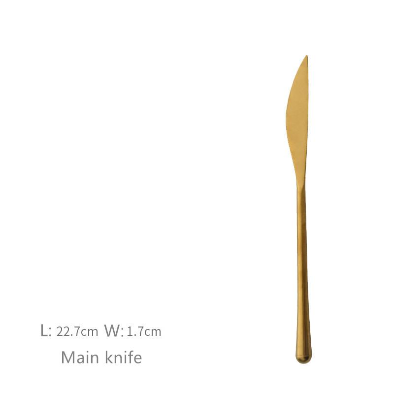 304 нержавеющая сталь винтажный золотой нож для стейка и вилка ложка японский стиль старая ложка для смешивания фруктовая вилка десертный нож вилка Spoo