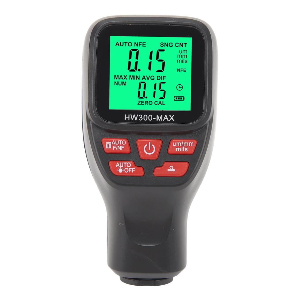 Coating Thickness Gauge High Accuracy Digital Thickness Measuring Tool for Metal Coating Film Paint 0‑2000um