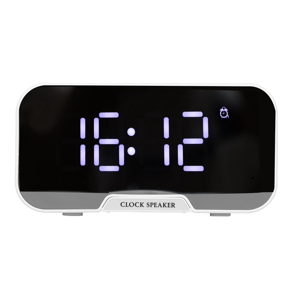 D‑88 Многофункциональный Bluetooth-динамик с часами Портативный динамик с двумя функциями будильника для спальни