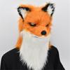Plush Fox Mask Mouth-opening Masks Are Funny Holiday Party Hoods
