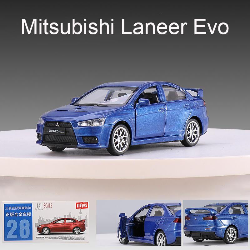 ydcp10 1:41 Mitsubishis JDM Lancer Evolution X Alloy Car Diecasts & Toy Vehicles Car Model Miniature Scale Model Car For Children