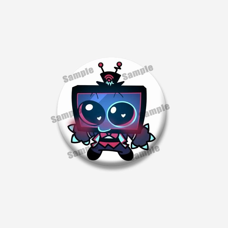 Anime Cartoon Character Vox Soft Button Pins Handmade Role Playing Brooch Backpack Clothing Jewelry Badge Prop Souvenir Gifts