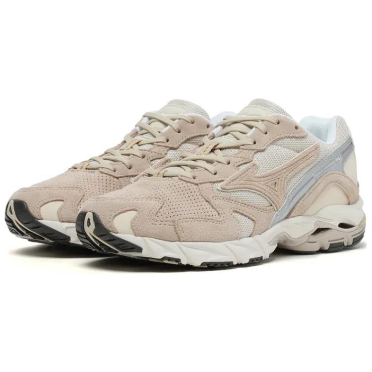 Mizuno Wave Rider 10 Удобные Универсальные Нескользящие Прочные Низкие Кроссовки для Бега Унисекс Коричневые D1GA227705