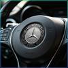 52 ММ AMG Affalterbach Дерево Рулевого Колеса Эмблема Наклейка Глянцевая Смола Декор Наклейка Подходит для Mercedes Benz Седан Внедорожник Спортивный Автомобиль