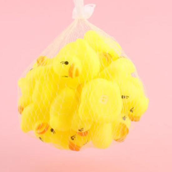 5Pcs Bath Toy Squeaky Duck Baby Water Toy Compact Children Hearing Development Toy for Home Bathroom