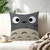 Anime Healing TTotoroS Cushion  Decorative Polyester Throw Pillow Cover Square Suitable for Home Office Coffee Shop Decor
