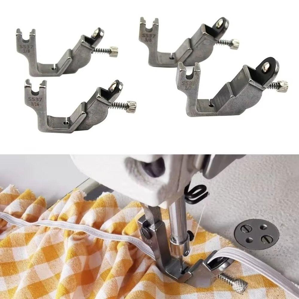 Industrial Pleated Wrinkled Presser Foot Right Guide Pressing Foot Sewing Machine Accessories