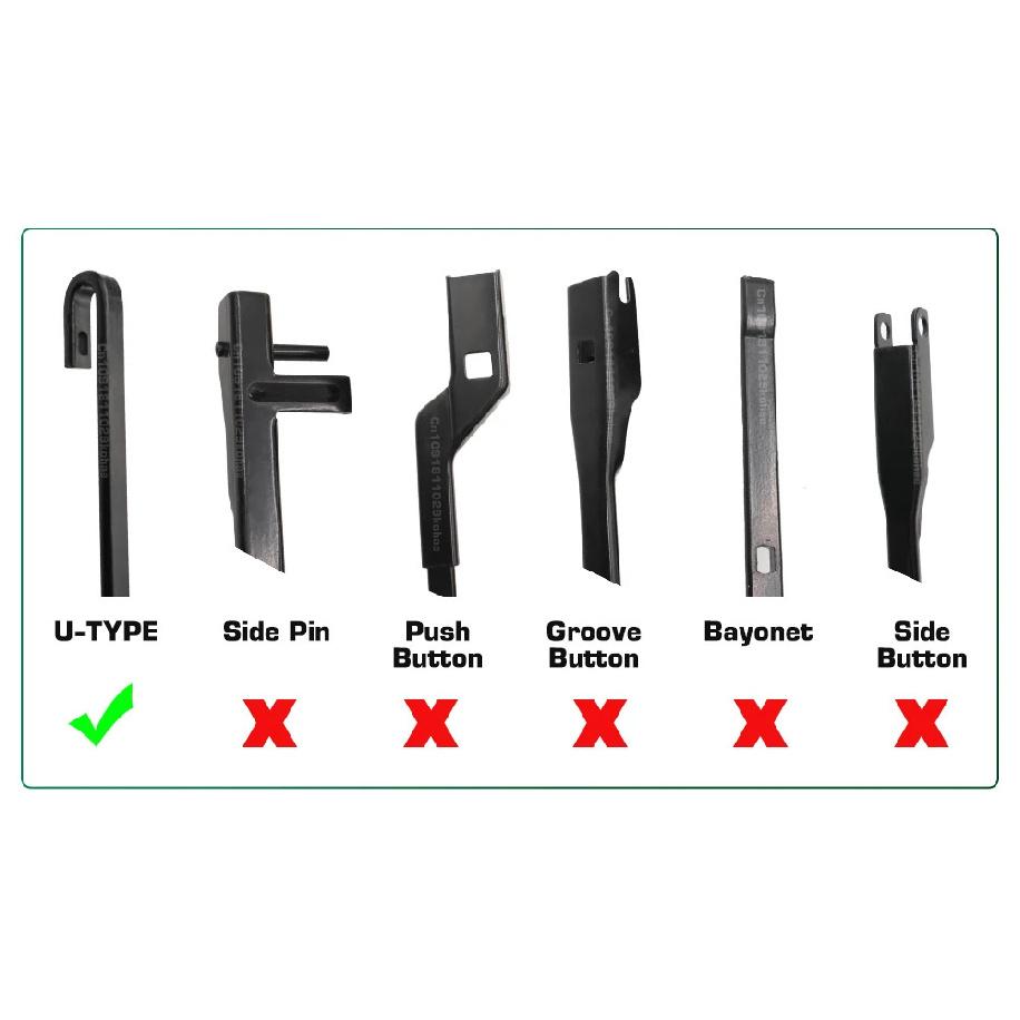 GREATROAD Wiper LHD&RHD Front & Rear Wiper Blades Set For Nissan X-Trail T31 2007 - 2013 Windshield Windscreen Window Brushes