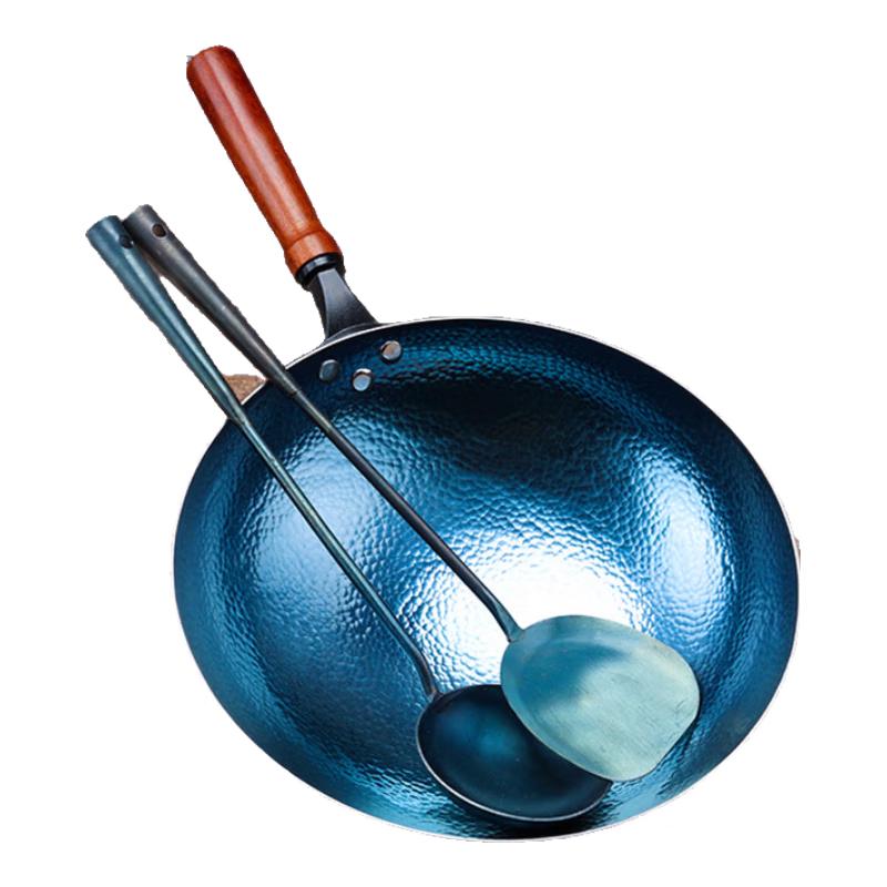 Jincun Traditional Zhangqiu Wrought Iron Wok