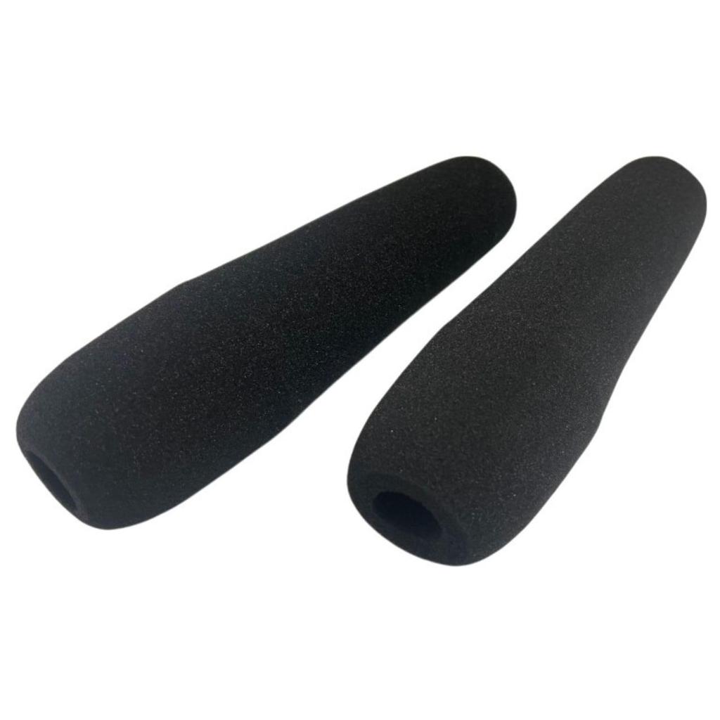 YESprime Микрофонный поролоновый ветрозащитный экран, 200 мм длиной, 20 мм внутренний диаметр, звукоизолирующий, чехол для микрофона-пушки, ветрозащита, подавитель шума при съемке, 2 штуки