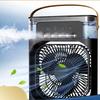 Three Gear Adjustable Fan USB Five Hole Multifunctional Desktop Atomizing Humidifier Night Light Air Cooler Five Hole Spray Fan