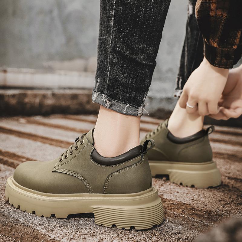 Fashion Luxury and Trendy Men's Thick Soled Shoes Minimalist and High-quality Styles Leisure Party Business and Office Lace Up Shoes