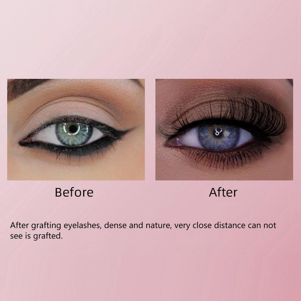 10 пар многоразовых самоклеящихся ресниц. Клей или подводка для глаз не требуются. Натуральные густые накладные ресницы для наращивания.