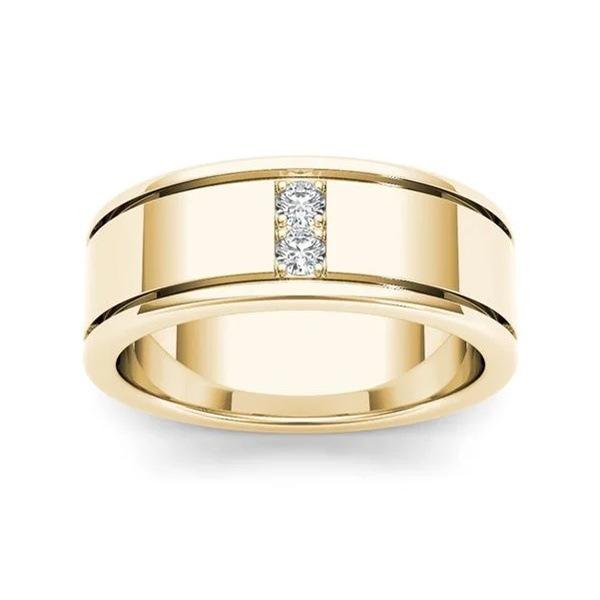 Real 14k Yellow Gold Fl Diamond Ring For Men Women Fine Anillos De Bizuteria 14k Gold Wedding Jewelry Ring For Male Gemstone Box