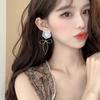 Женские многослойные серьги Aden Flower Gold 925