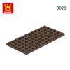 Нетоксичные 10 шт. 3028 Пластина6 X12 Строительные блоки Moc Цветные Аксессуары Совместимые с Кирпичом DIY Запасные Части Игрушка Подарок