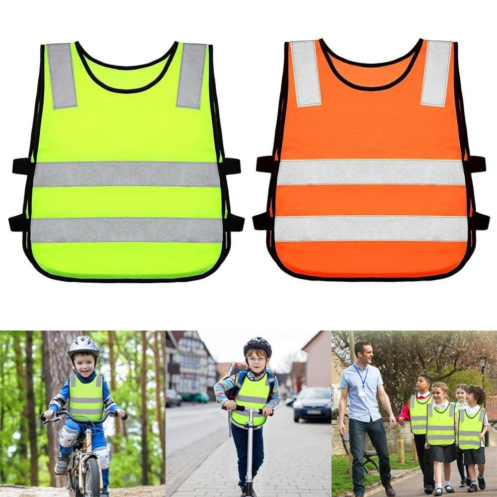 High Visibility Reflective Vest Fluorescent Reflective Clothing New Safety Vest  Kids