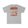 Back Print Retro Cartoon Coffee T Shirt Women Cute Funny Caffeine TShirts Coffee Lover Shirt Unisex Loose Graphic Tees Tops