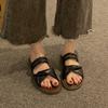 Cool Slippers Women's Summer Wear 2025 New Soft-soled Temperament Seaside Beach Sandals One-word Casual Slippers