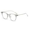 Square Vintage Big Frame Glasses Flat Computer Anti-blue Light Goggles Ladies Decorative Glasses