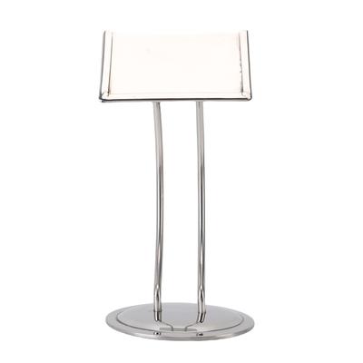 Металлический держатель для таблички из нержавеющей стали, держатель для номера стола, подставка для карточек, фотографий, заметок для настольных композиций, шведского стола