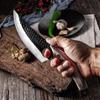 2 Stainless Steel Forged Kitchen Knife Butcher Knife Chef Sliced Boning Knife Barbecue Fishing Knife with Sheathed Kitchen Tools