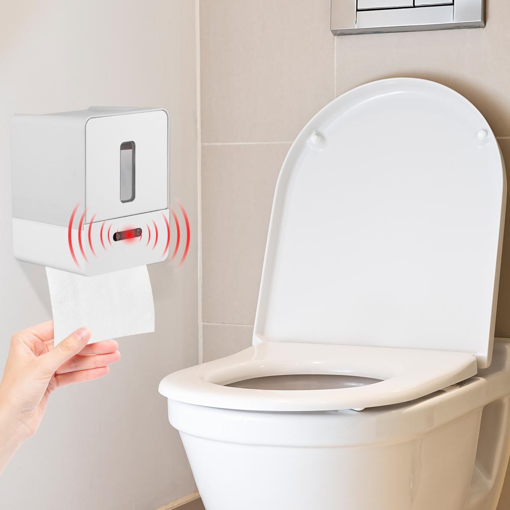 Новый индукционный держатель для туалетной бумаги ABS автоматический диспенсер для туалетной бумаги настенный умный индукционный держатель для салфеток аксессуары для ванной комнаты