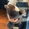 Игрушка-утка-утконос, плюшевая, мягкая, серая, лежащая, высокое качество, детская игрушка, подарок