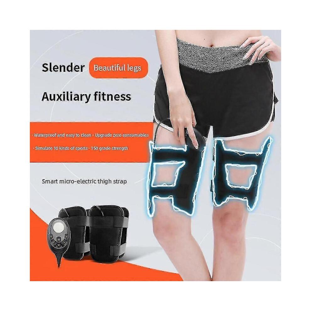 Upgrade Ems Electric Muscle Stimulator Massager Fitness Tens Anti Cellulite Legs Belts Trainer Slimming Thigh